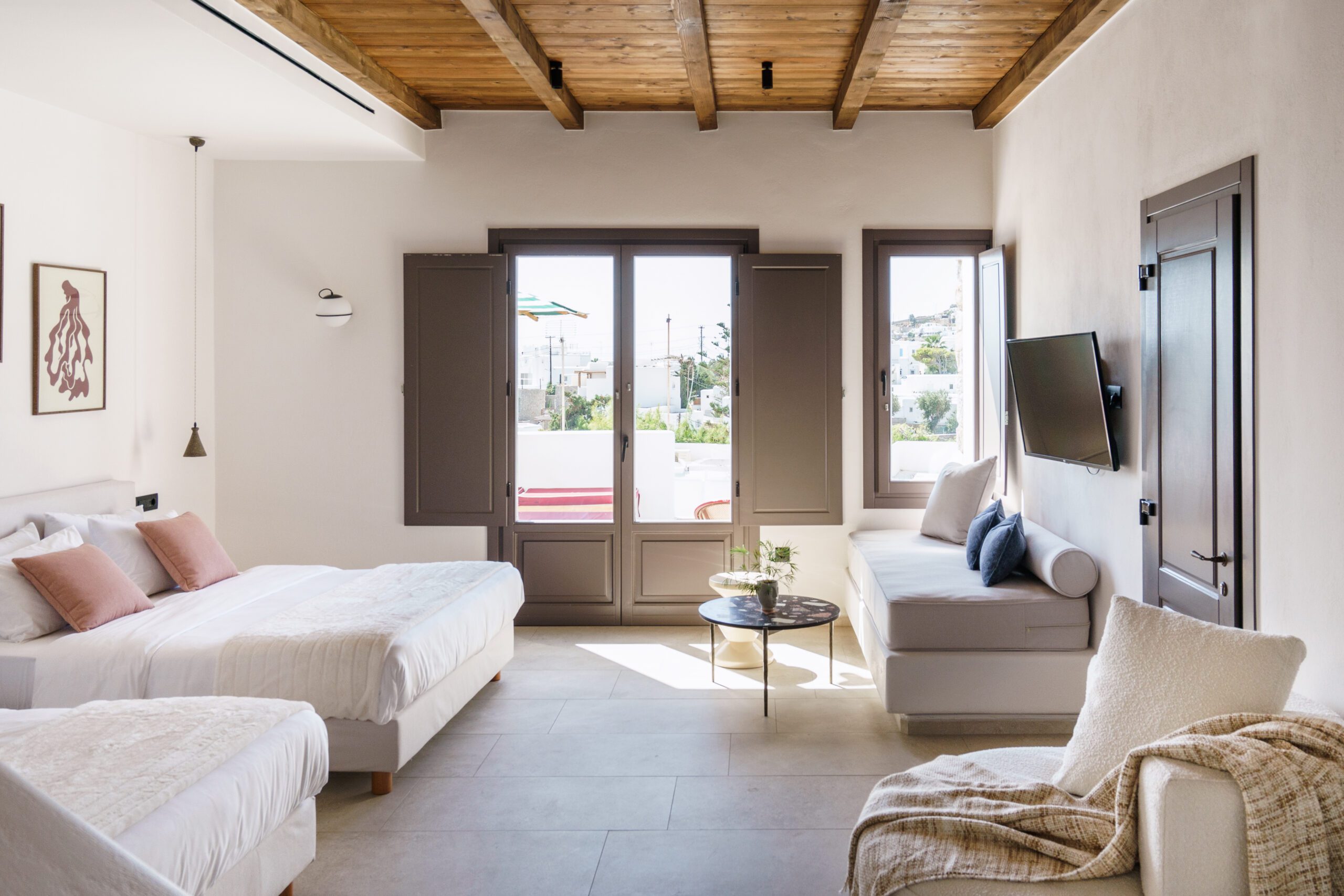 Interior styling Mykonos hotel